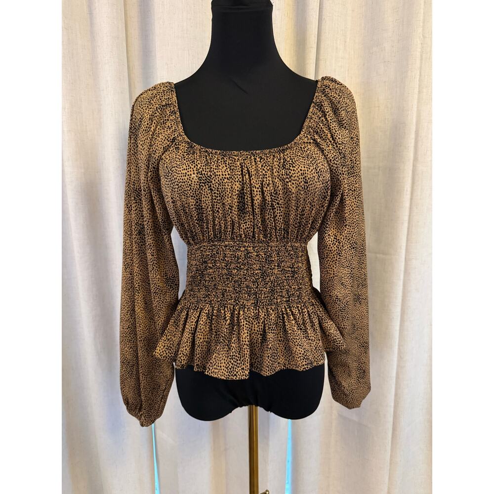 Leopard Crop Top By Sincerely Jules Size Small